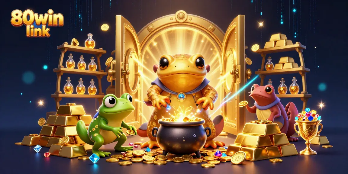 Experience the thrill of winning with 80win link featuring a golden alchemist and treasures!