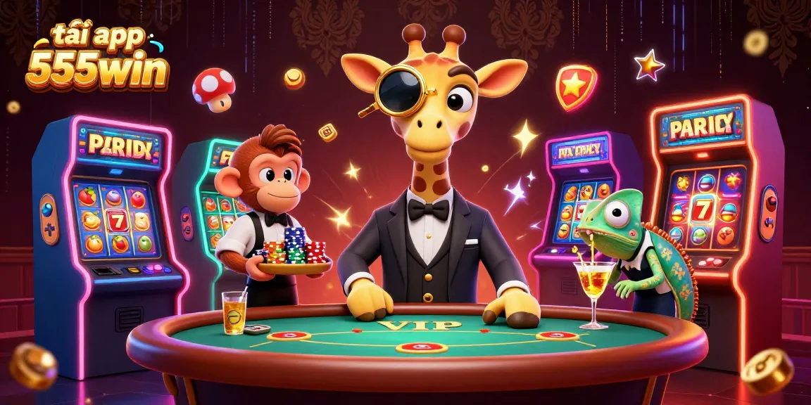 Engage in thrilling gameplay as you tải app 555win for an immersive casino experience, featuring vibrant characters and games.