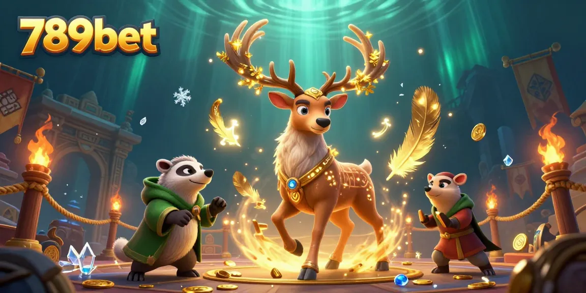 Experience exciting gameplay with 789bet in a vibrant 3D casino environment filled with mystical elements.