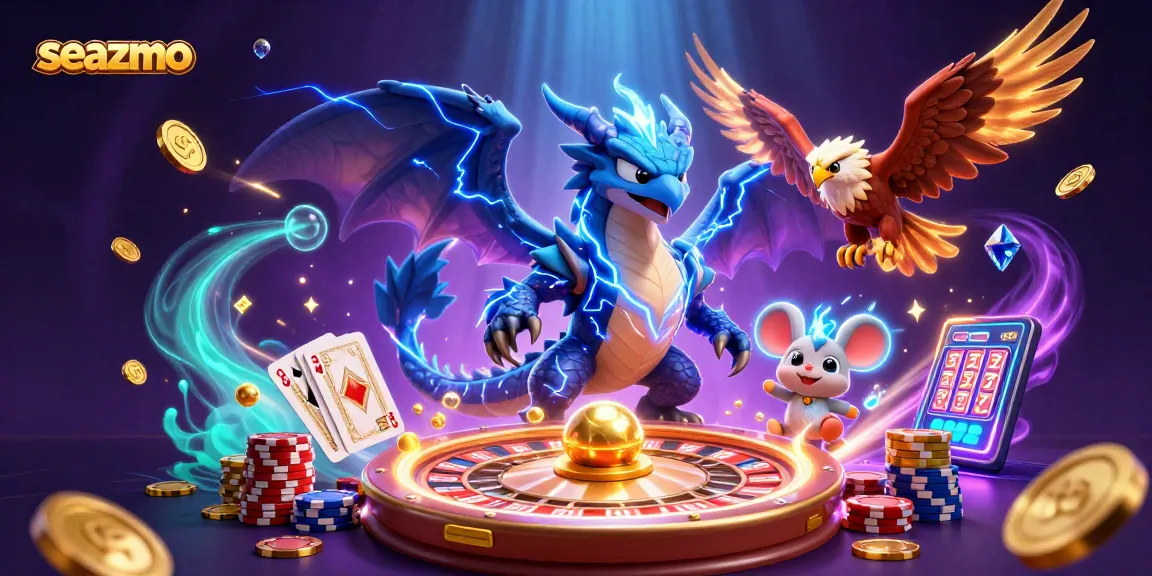 Experience the thrilling action at seazmo with vivid casino characters and dynamic game elements.