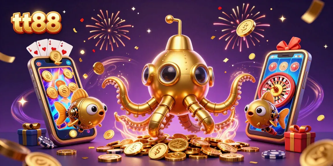 Engage with tt88's thrilling world by diving into animated casino adventures and joyful wins.