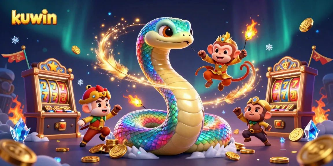 Kuwin offers thrilling gaming experiences with vibrant colors and dynamic characters in an enchanting casino environment.
