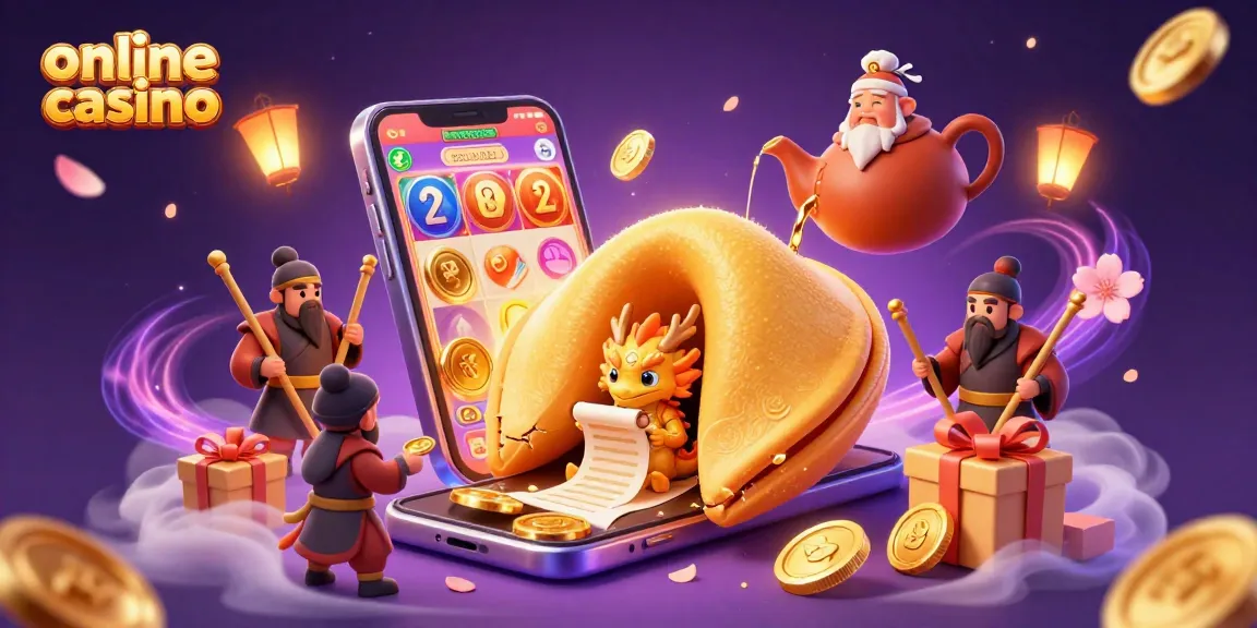 Experience the thrilling world of online casino games with this vibrant illustration featuring characters and game elements.