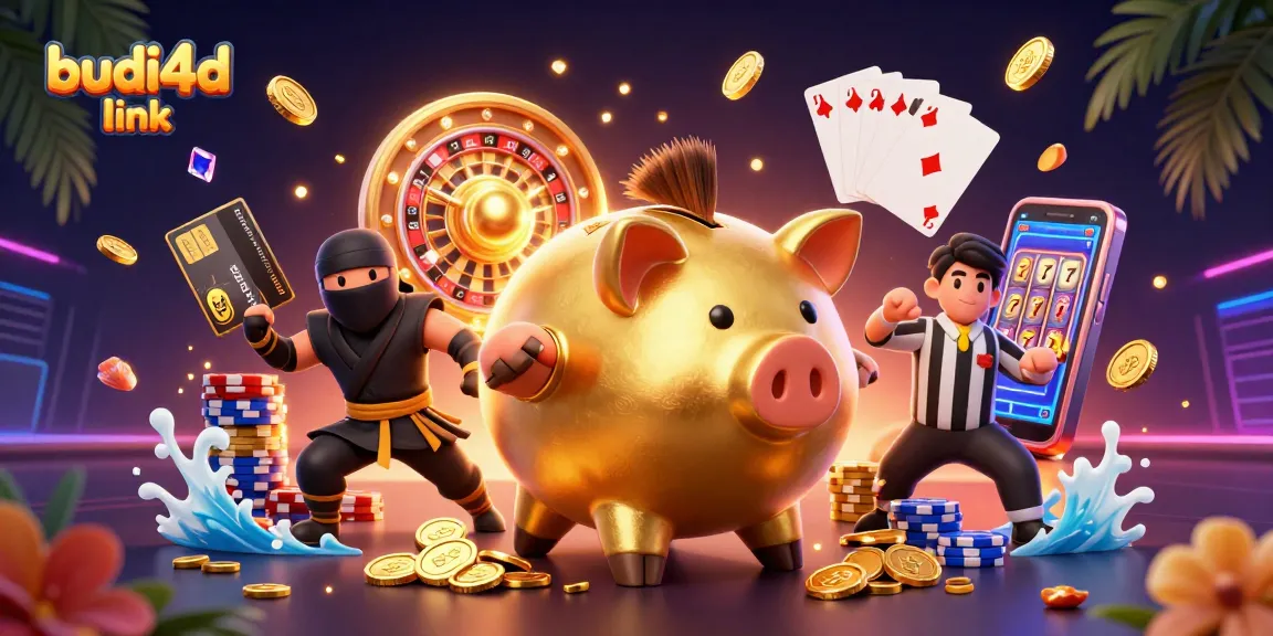 Experience the excitement of the budi4d link casino with vibrant characters and dynamic gaming elements.