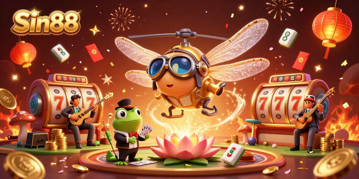 Win big at Sin88 with vibrant casino action featuring charming 3D characters and exciting gaming elements