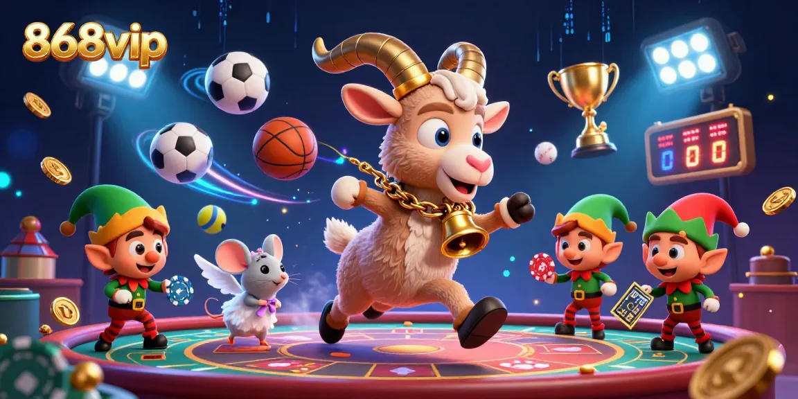 Engage with thrilling games at 868vip, where festive characters amplify the casino experience, enriched with vibrant elements.